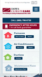 Mobile Screenshot of dowsclimatecare.com